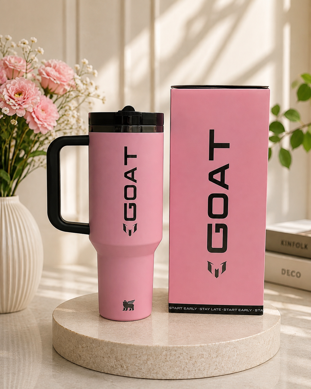Stanley x Messi Quencher ProTour Flip Straw Tumbler 40 Oz.