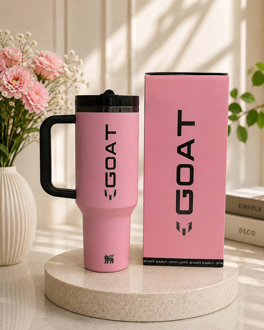 Stanley x Messi Quencher ProTour Flip Straw Tumbler 40 Oz.
