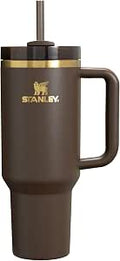 Stanley The Chocolate Gold Exclusive Quencher H2.0 Flowstate Tumbler | 40 oz Limited Edition, Brown,