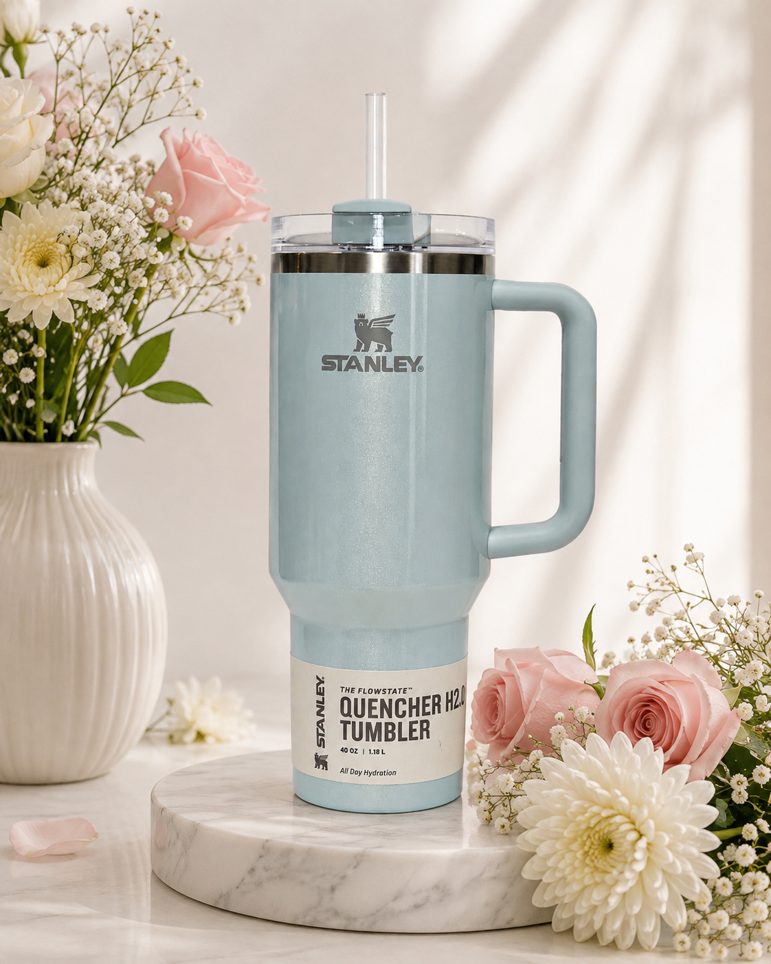Stanley 40oz Blueberry Milk H2.O Flowstate Tumbler Target Exclusive