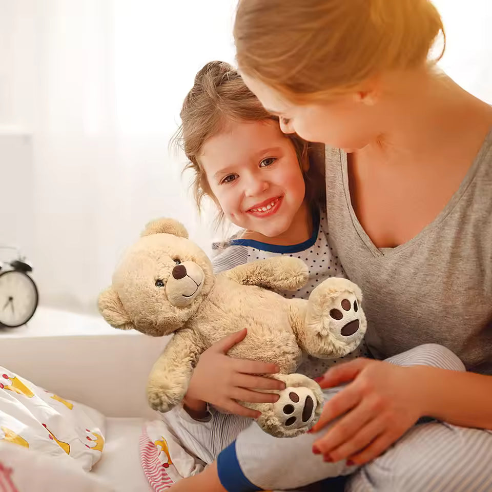 Brown Teddy Bear Stuffed Animals, 12'' Cute Plush Teddy Bear Toy,