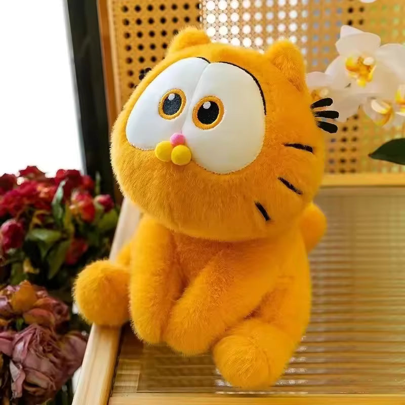 25CM Garfield Stuffed Plush Doll Kawaii Plushie Toy Cartoon Anime Cat Plush