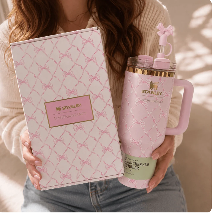 Stanley LoveShackFancy pink Bow40oz