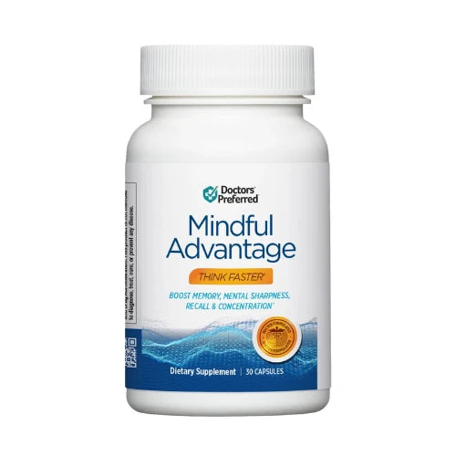 DOCTORS' PREFERRED Mindful Advantage Brain Supplement for Memory and Focus