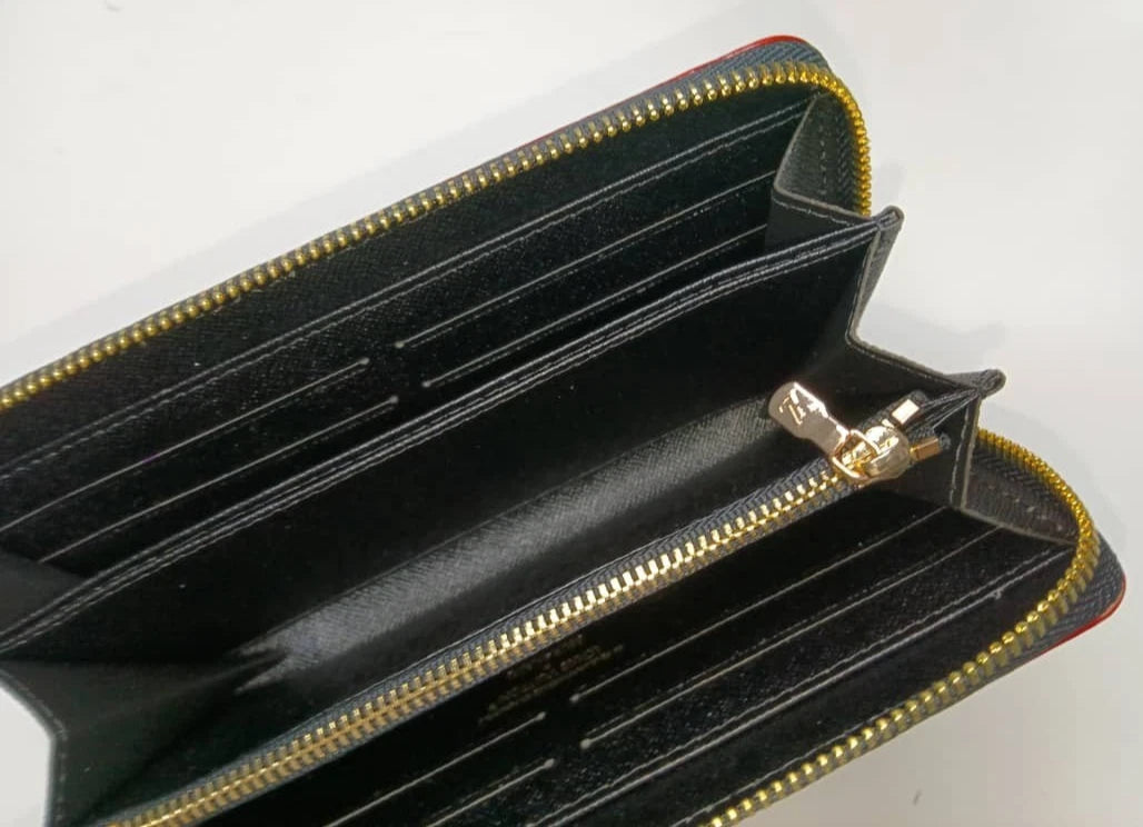 LOUIS VUITTON Monogram Multicolor Takashi Murakami Zippy Long Wallet- Black