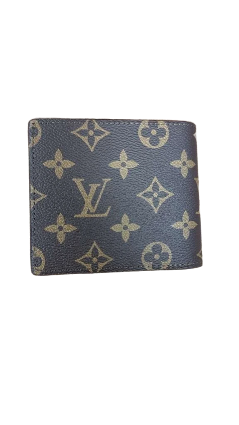 Louis Vuitton Brown Logo Bifold Men's Wallet