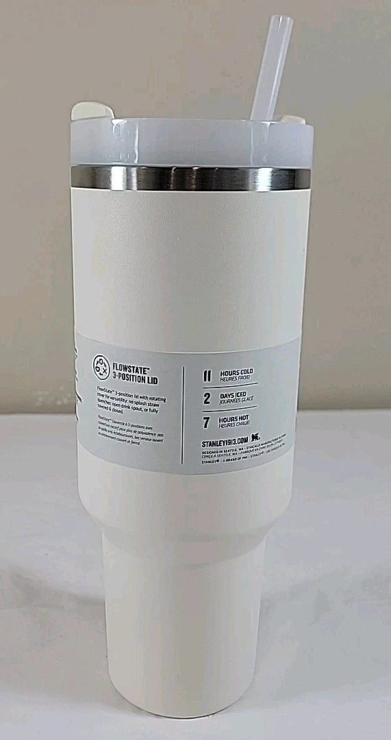 Stanley 40oz Cream The Flowstate Quencher H2.0 Stainless Steel Tumbler