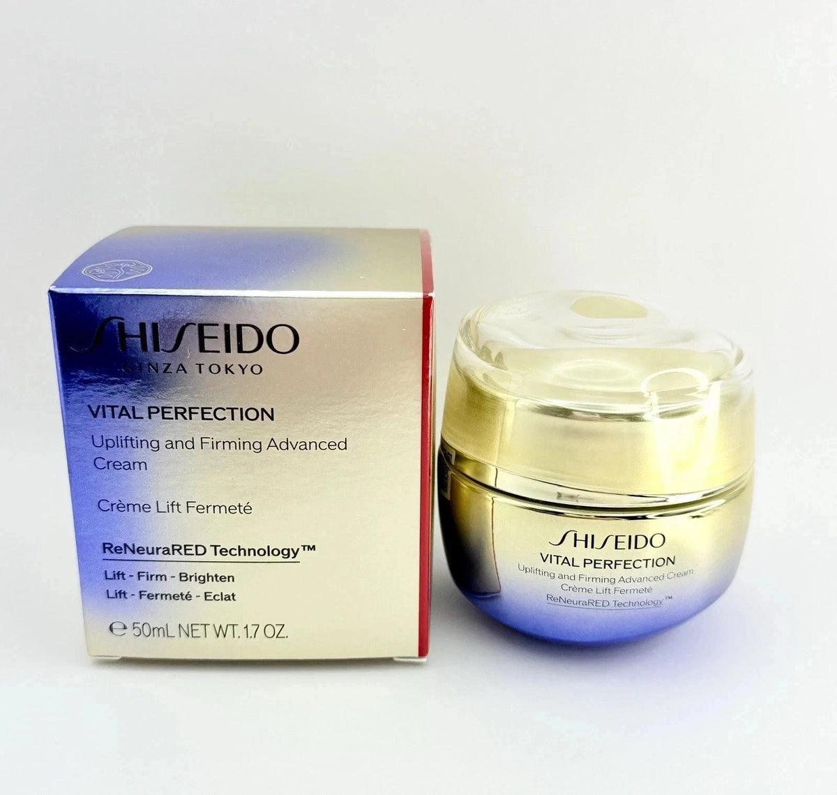 Shiseido Vital Perfection Uplifting Firming Face Cream 1.7oz 50mL
