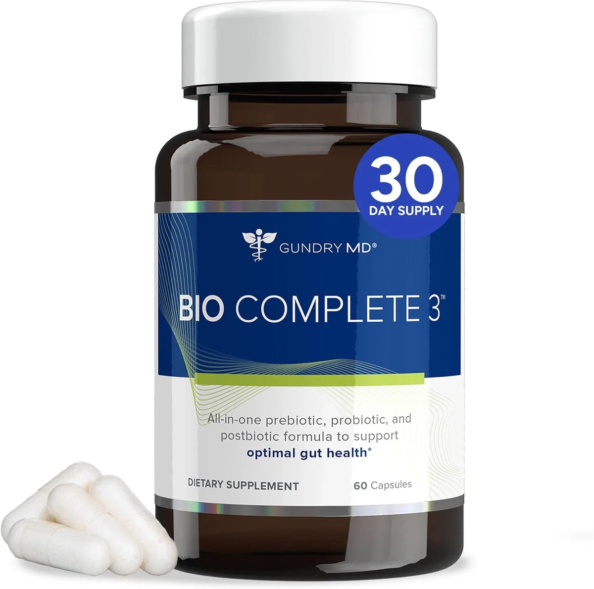 3 PACk  Bio Complete 3 Supplement 180 Capsules Gut Optimal Health
