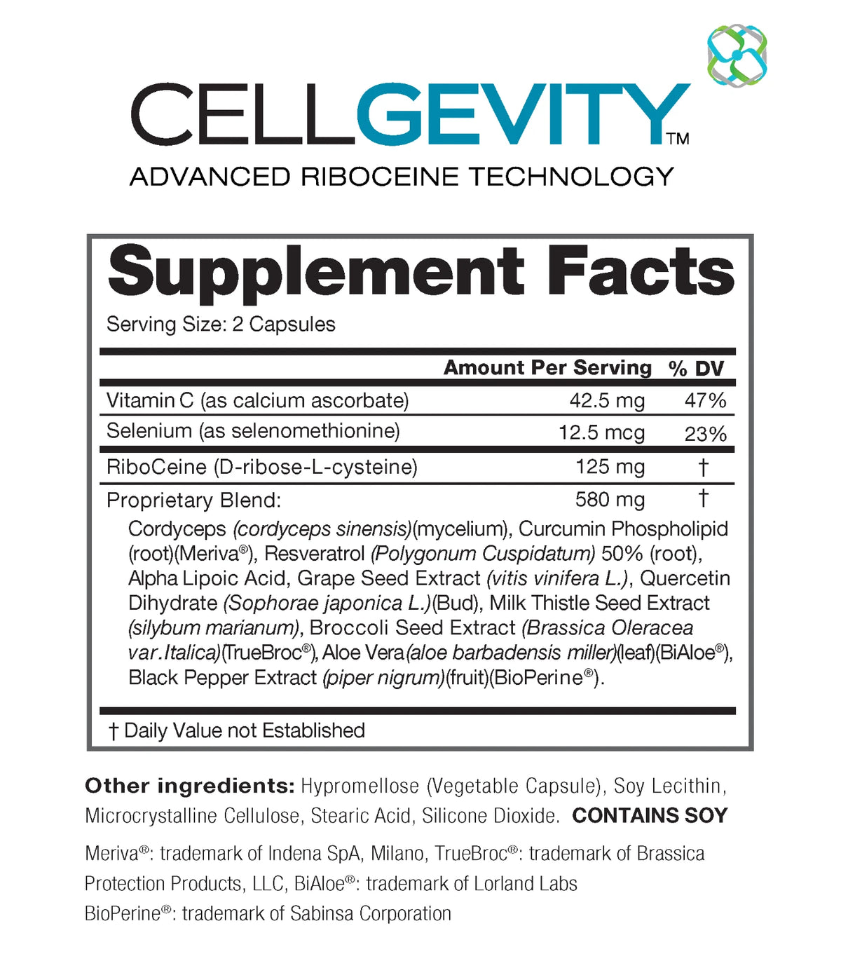 Cellgevity, Advanced Riboceine Technology, 120 Vegetable Capsules