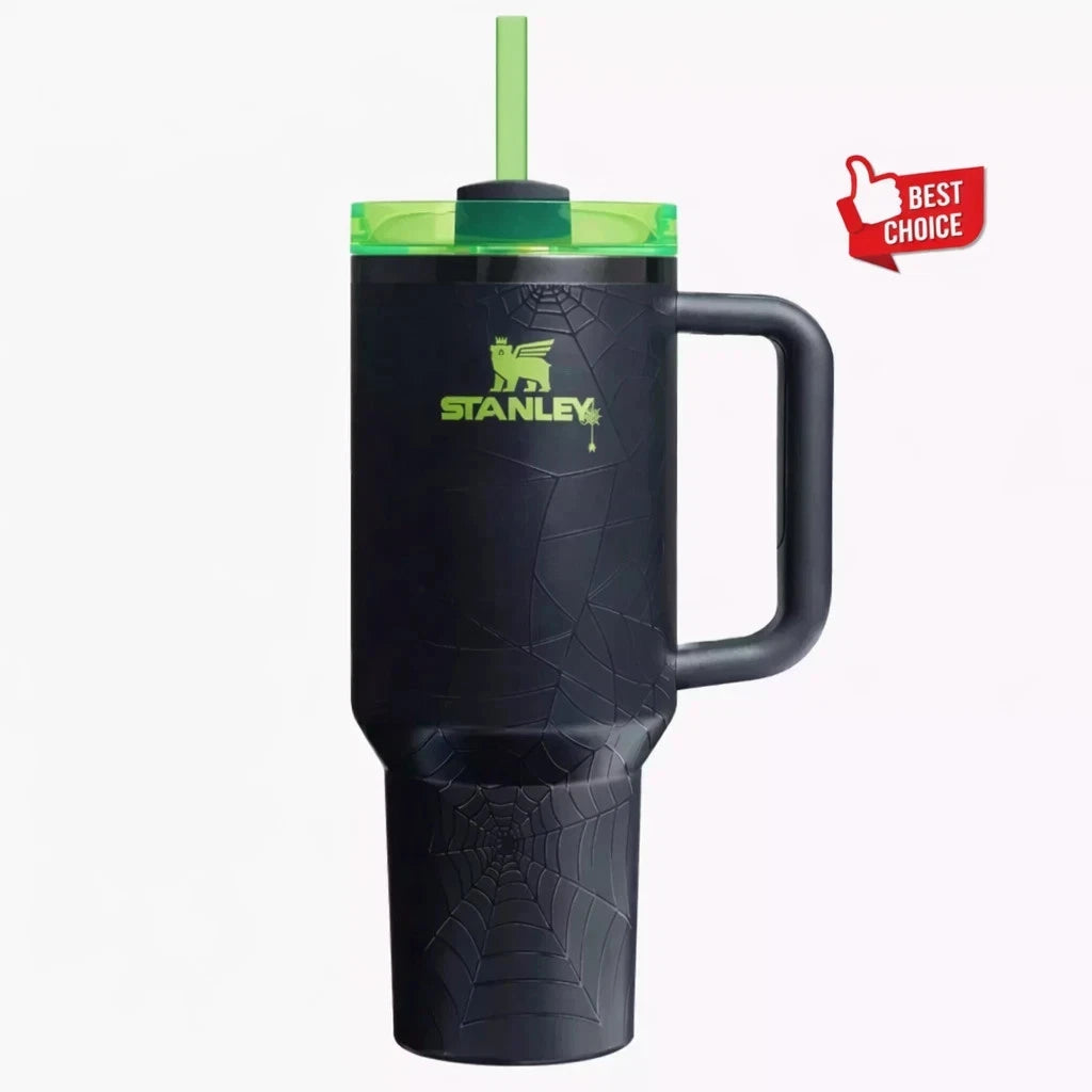 Stanley Halloween Web Glow H2.0 Tumbler Limited Edition with Insulated Cup 40 Oz