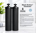 Berkey Authentic Black BB9-2 Water replacement Filters For Berkey 2 PACK
