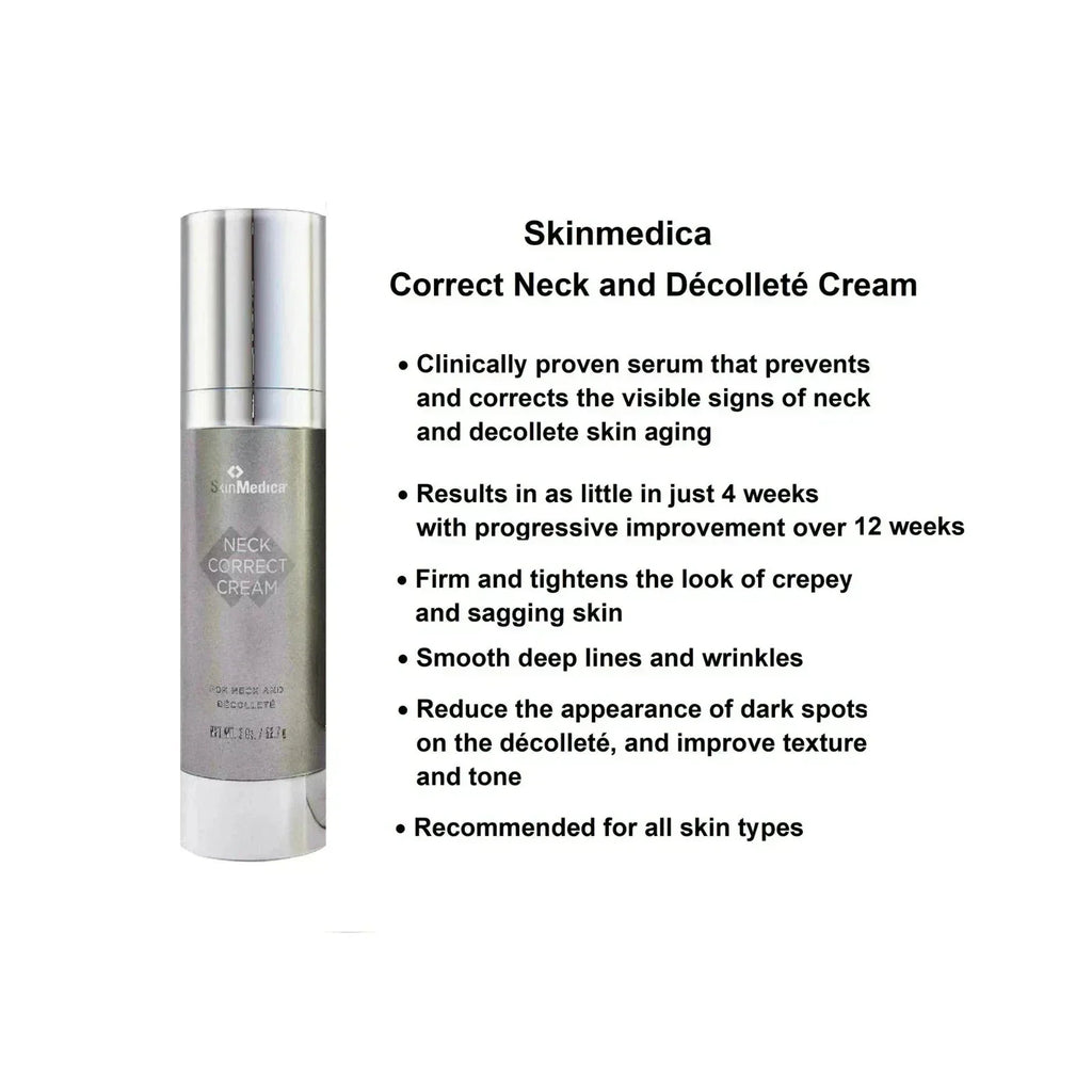 SkinMedica Neck Correct Cream 2 oz. Neck And Chest Treatment New and sealed box.