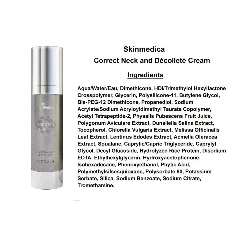 SkinMedica Neck Correct Cream 2 oz. Neck And Chest Treatment New and sealed box.