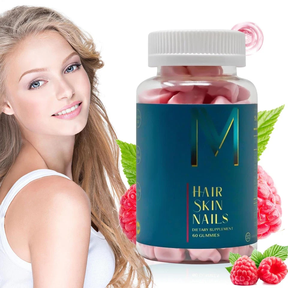 WEEM Hair Skin and Nails Gummies Supports Healthy Hair Vegan biotin Vitamins